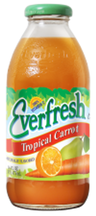 Everfresh Tropical Carrot Juice 12/16 oz