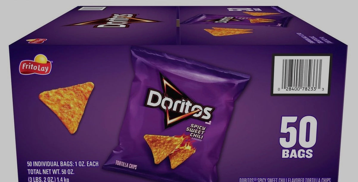 DORITOS®
SPICY SWEET CHILI FLAVORED TORTILLA CHIPS - 50 count