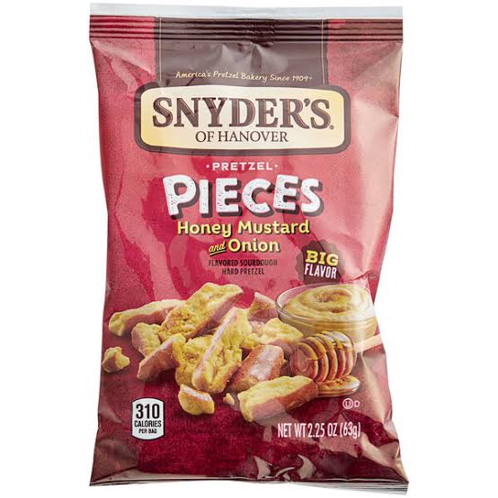 Snyder’s Pretzel Honey Mustard & Onion 60/2.25oz