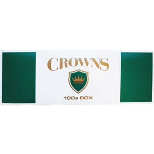 Crowns Dark Green Box 100's