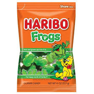 Haribo Peg Bag - Frogs 12/5 oz