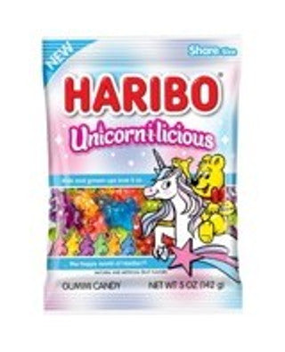 Haribo Peg Bag - Unicorn-i-licious 12/5 oz