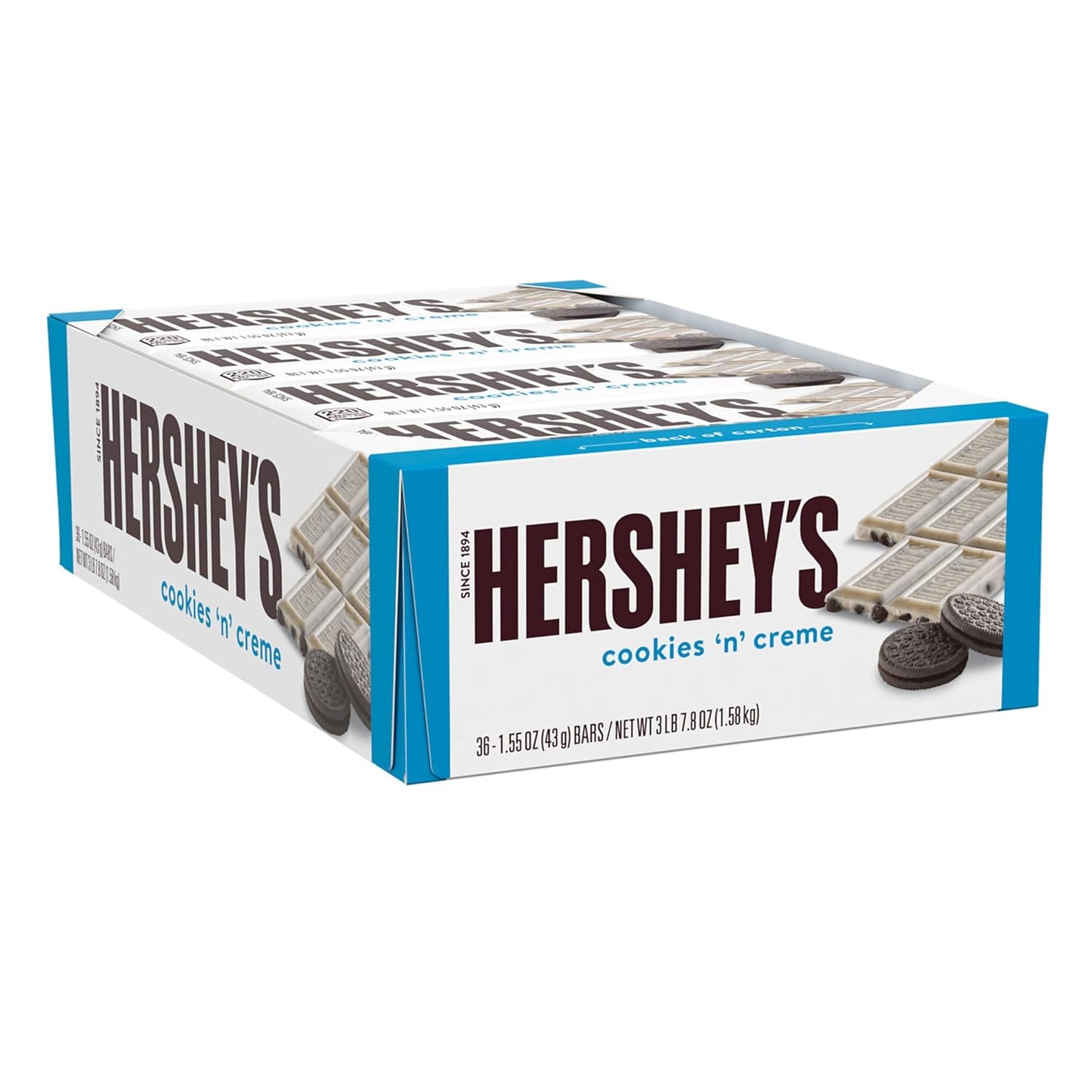Hershey's Cookies 'n' Cream Candy Bars 36ct