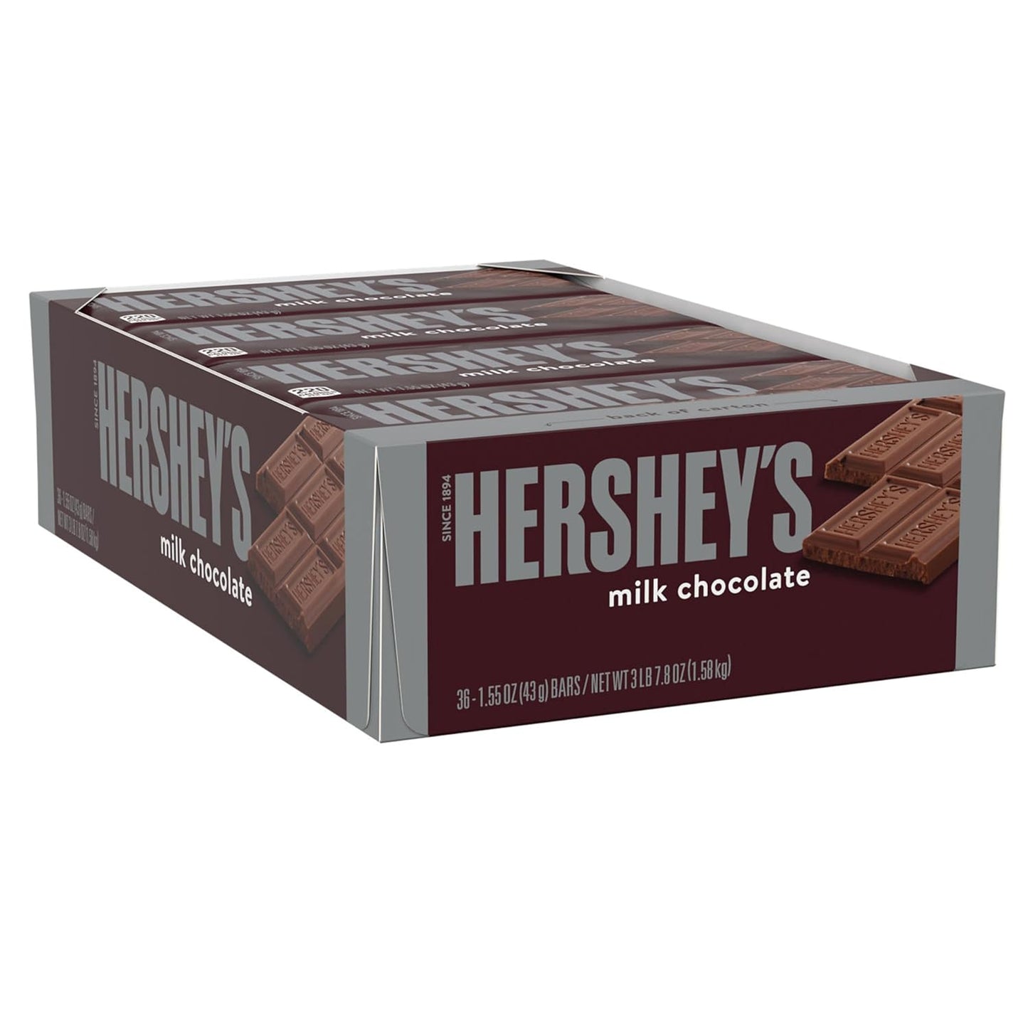 Hershey's Milk Chocolate Candy Bars 36ct