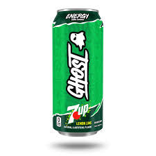 Ghost 7-UP Lemon Lime 12/16 oz