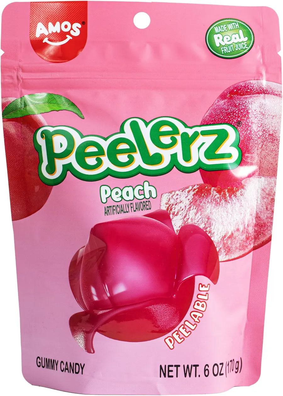 Peelerz - Peelable Gummy Peach Flavor - 12/6oz