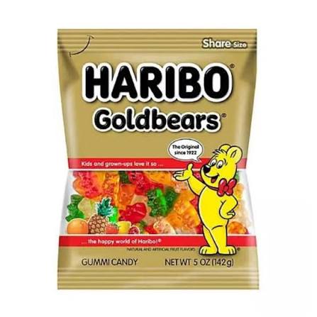 Haribo Peg Bag - Goldbears 12/5 oz
