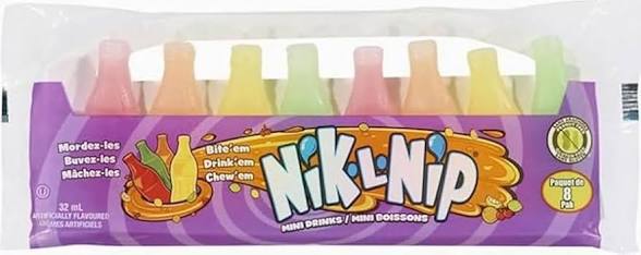 Nik-L-Nip 8 Pack Wax Bottles Original 6/12ct