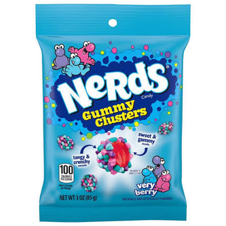 Nerds Gummy Clusters Very Berry Value Peg 3oz 12ct