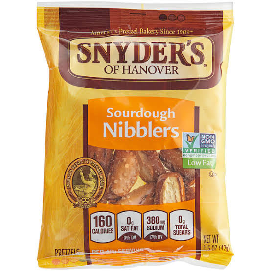 Snyder’s Pretzel Sourdough Nibbler 60/1.5oz