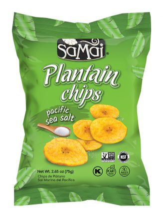 Samai Plantain Chips Pacific Sea Salt 60ct