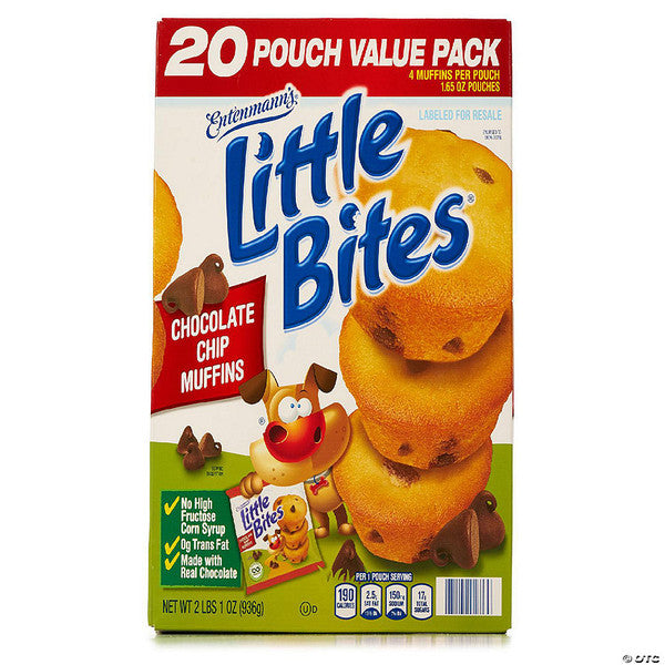 Entemann's Little Bites Chocolate Chip Muffins 20 ct