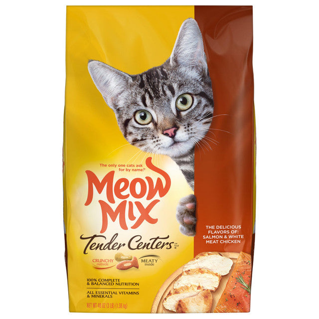 Meow Mix Tender Centers Chicken & Tuna Flavor 4/3.15 LB