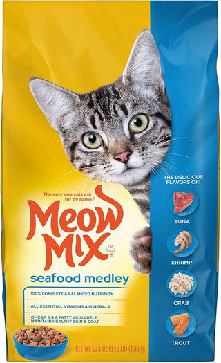 Meow Mix Seafood Medley 4/3.15 LB