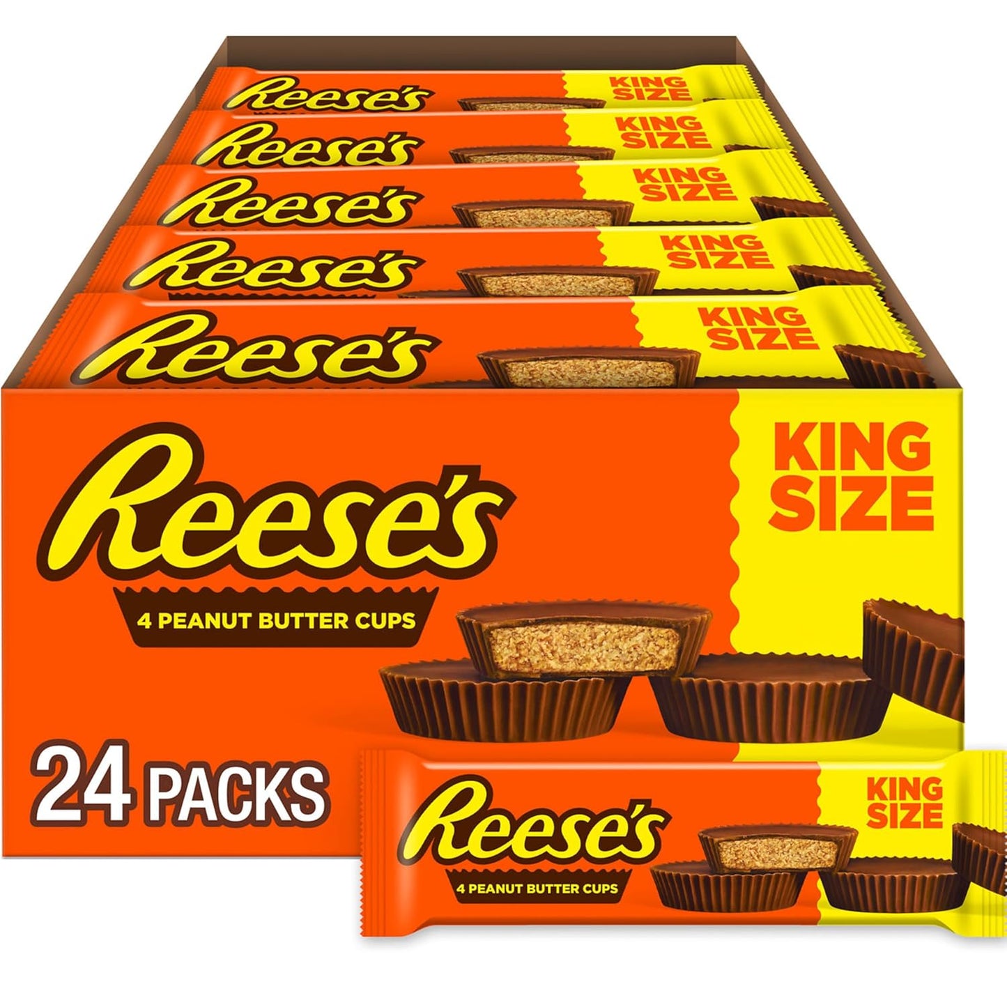 Reese's Peanut Butter Cups King Size - 24 count