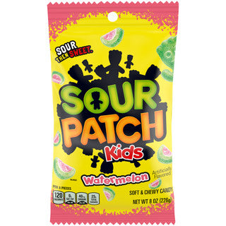Sour Patch Kids Peg Bag - Watermelon 12/3.6 oz