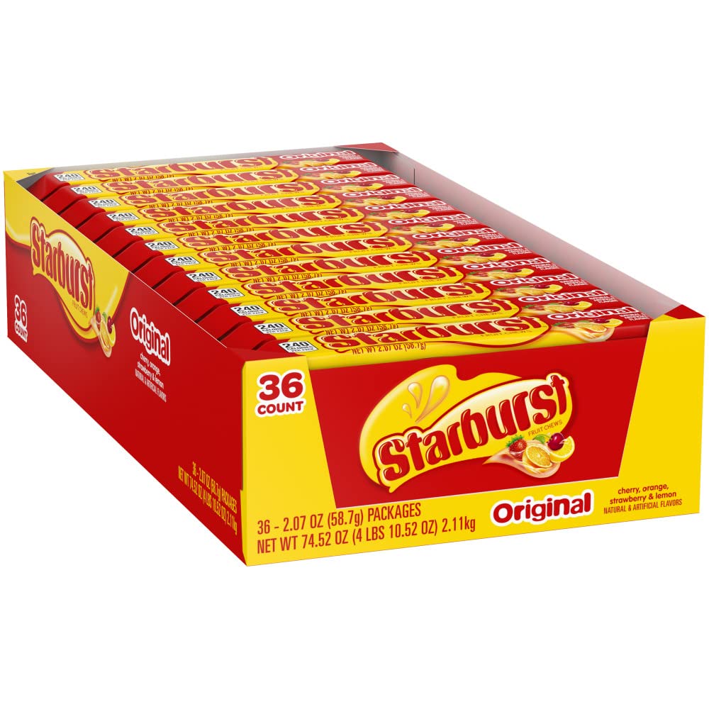 Starburst - Original Fruit Chews Candy 36ct