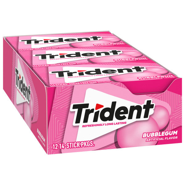 Trident BubbleGum Val-U-Pak 12 ct