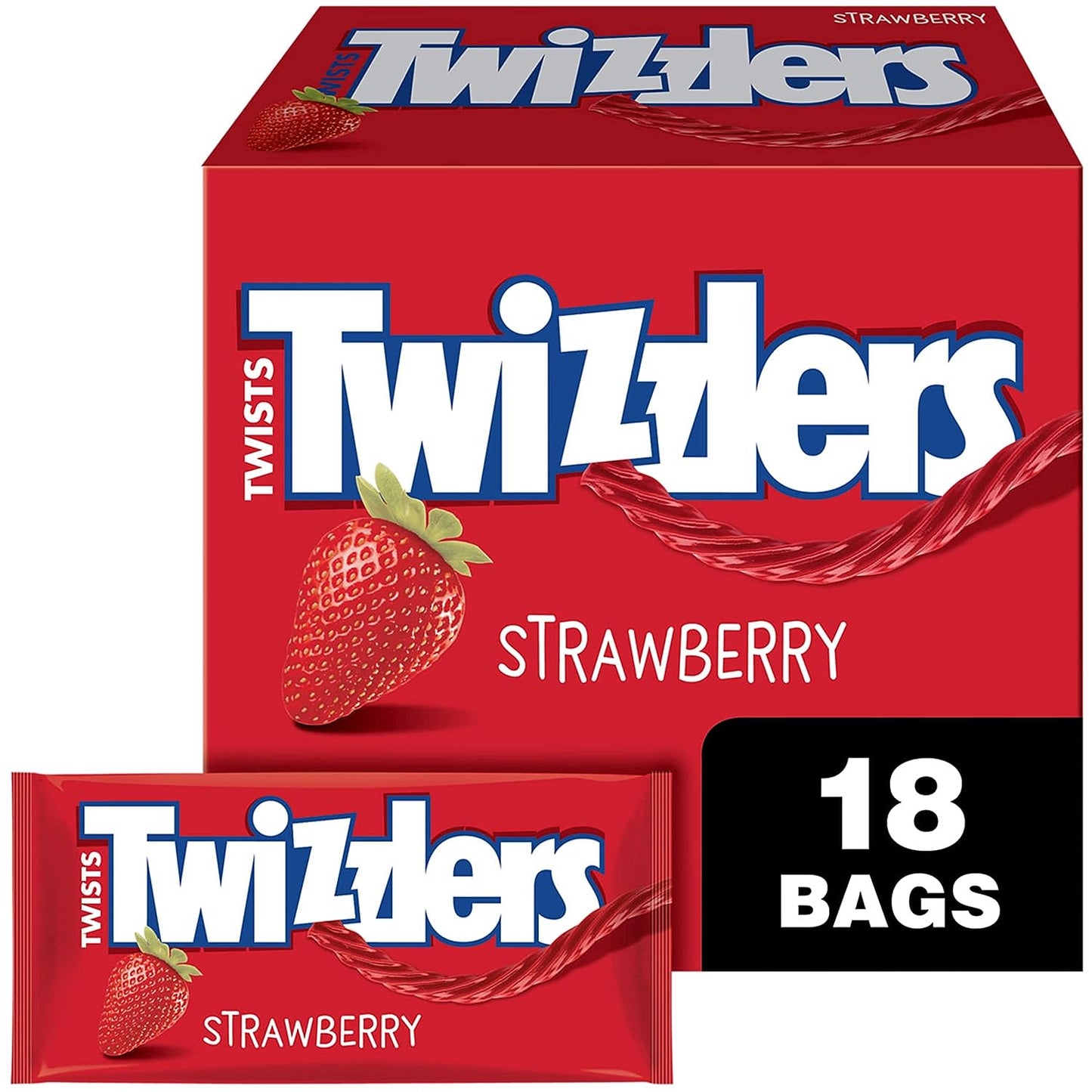 Twizzlers Strawberry Flavored 18ct