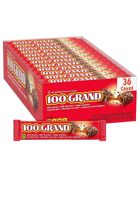 100 Grand Candy Bars