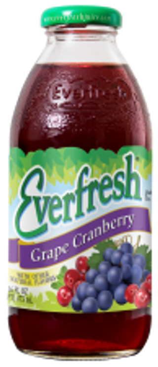 Everfresh Grape Cranberry Juice 12/16 oz
