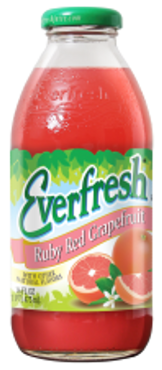 Everfresh Ruby Red Grapefruit Juice 12/16 oz