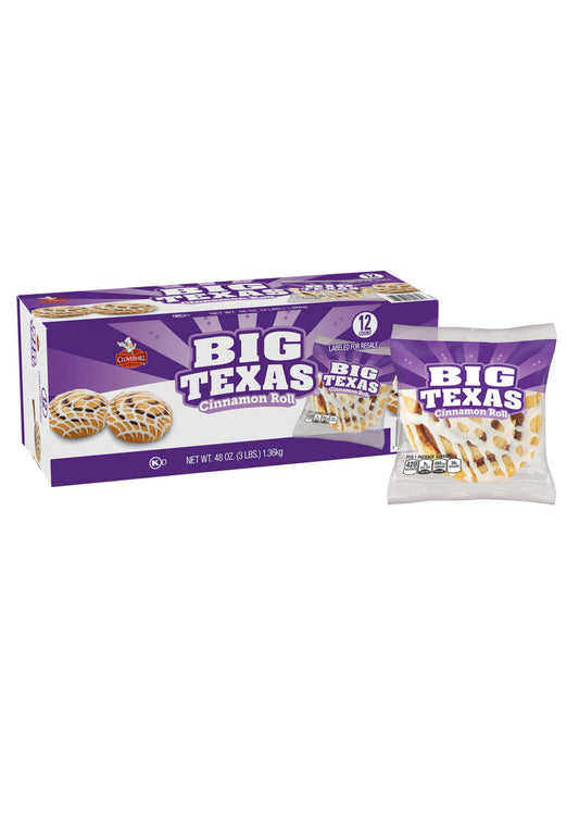 Big Texas Cinnamon Roll - 12 pack