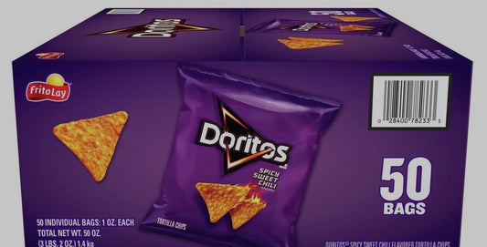 DORITOS®
SPICY SWEET CHILI FLAVORED TORTILLA CHIPS - 50 count