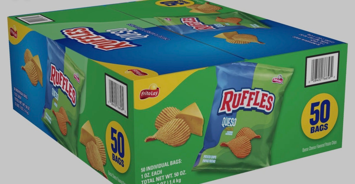 RUFFLES® QUESO CHEESE FLAVORED POTATO CHIPS