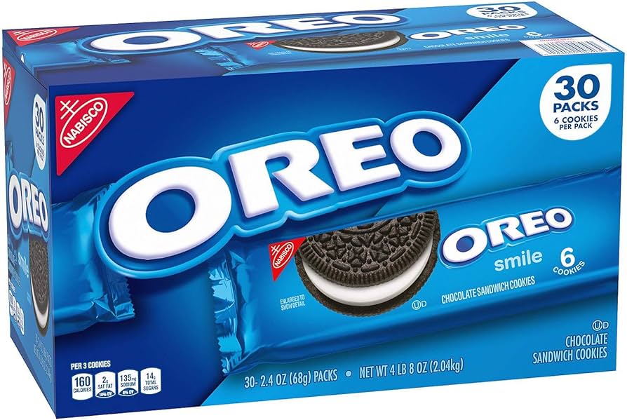 Nabisco Oreo Sandwich Cookies 30/2.4 oz