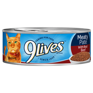 9Lives Meaty Beef 6/5.5 oz