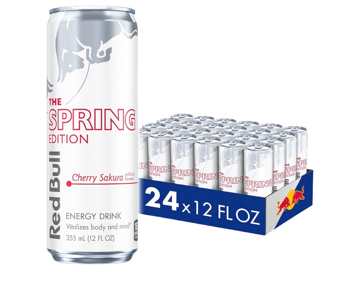 Red Bull The Spring Edition Cherry Sakura 24/12oz