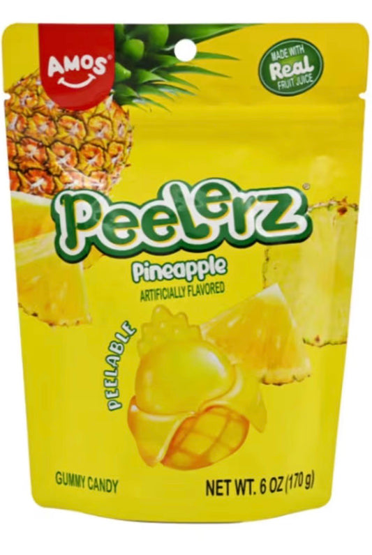 Peelerz - Peelable Gummy Pineapple Flavor - 12/6oz