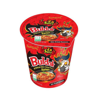 Buldak Cup 2x Spicy ( Red ) 6/2.46 oz