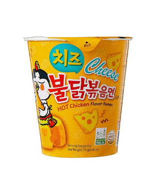Buldak Cup Hot Cheese ( Yellow ) 6/2.46 oz