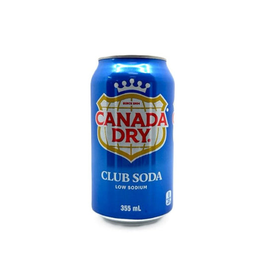 Canada Dry Club Soda Can 24/12 oz