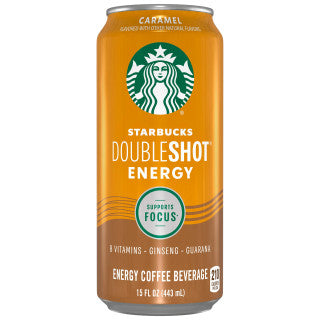 Starbucks Doubleshot Energy Caramel Can 12/15.5 oz