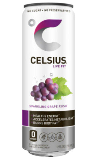 Celsius Sparkling Grape Rush 12/12 oz