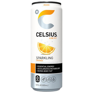 Celsius Sparkling Orange 12/12 oz