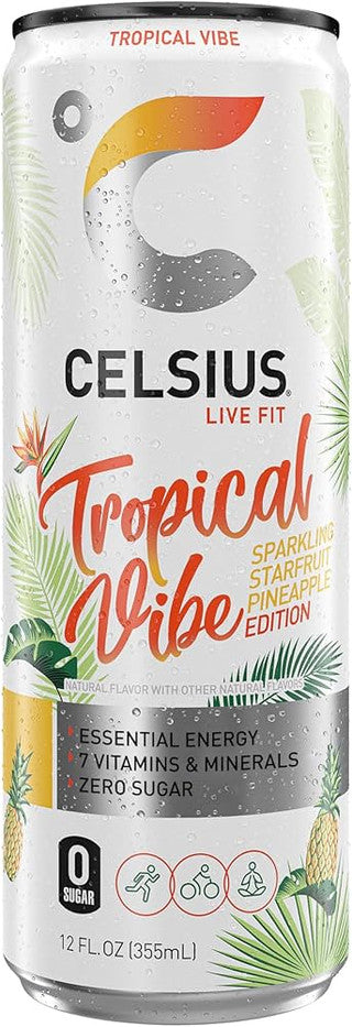 Celsius Tropical Vibe 12/12 oz