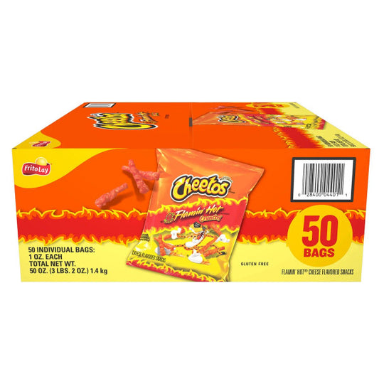 Cheetos Flamin Hot Chips 50 ct