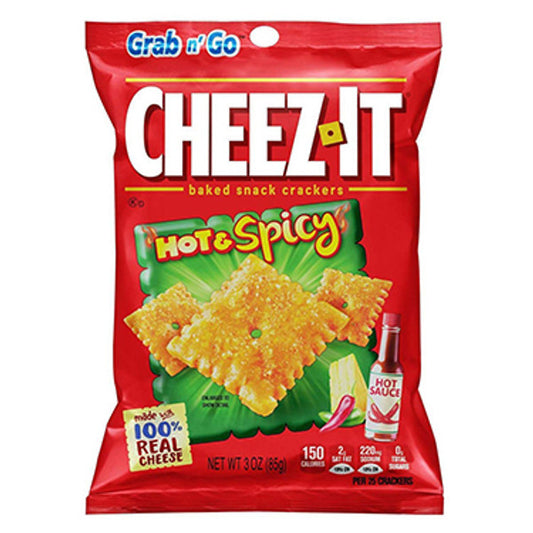 Cheez-It Peg Bag Hot & Spicy 6/3 oz