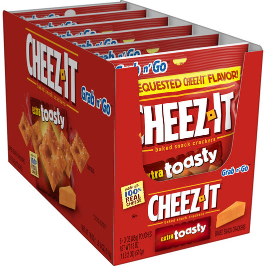 Cheez-It Peg Bag Extra Toasty 6/3 oz