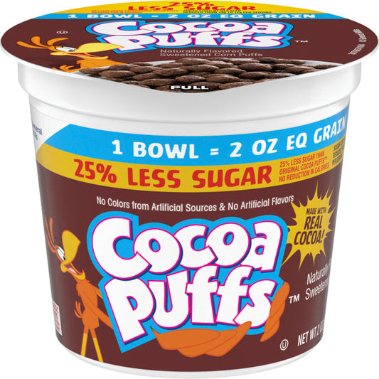 General Mills Cocoa Puffs Cereal Cup 6 ct