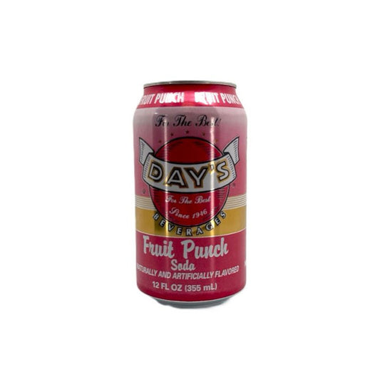 Day's Soda Fruit Punch 24/12 oz