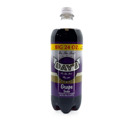 Day's Soda Grape 24/24 oz