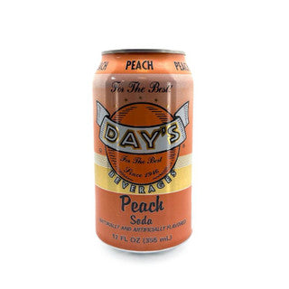 Day's Soda Peach 24/12 oz
