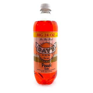 Day's Soda Peach 24/24 oz