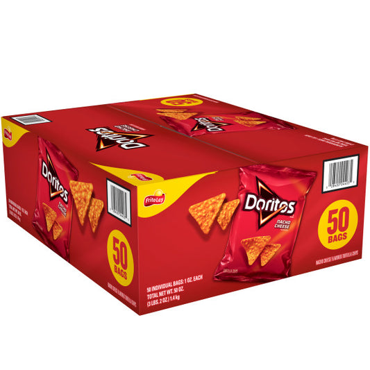 Doritos Nacho Cheese Chips 50 ct