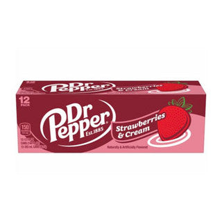 Dr. Pepper Strawberries & Cream Can 24/12 oz